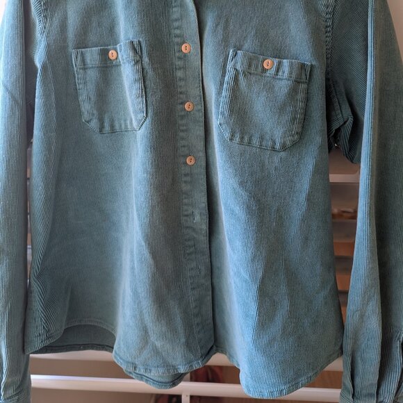 Corduroy woman's shirt Territory Ahead cotton sz L - Picture 6 of 6